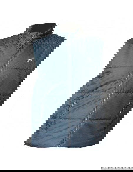 Skechers Αμάνικο Ανδρικό Μπουφάν Μπλε JA21-BLK