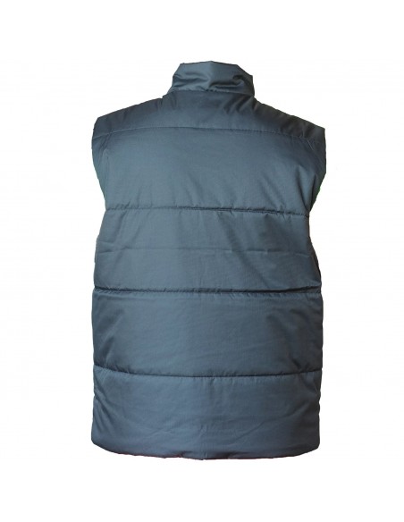 Skechers Αμάνικο Ανδρικό Μπουφάν Μπλε JA21-BLK