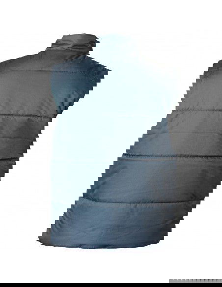 Skechers Αμάνικο Ανδρικό Μπουφάν Μπλε JA21-BLK