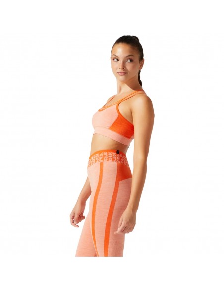 ASICS Training Γυναικείο Cropped Κολάν Ψηλόμεσο Πορτοκαλί 2032B789-800