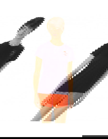 ASICS Fujitrail Logo SS Γυναικεία Αθλητική Μπλούζα Κοντομάνικη Μαύρη 2012C395-500