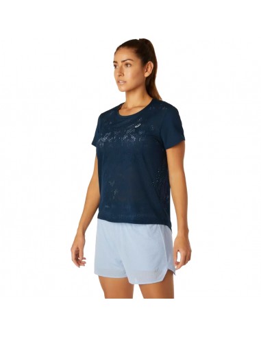 ASICS Ventilate SS Γυναικεία Αθλητική Μπλούζα Κοντομάνικη Navy Μπλε 2012C033-401