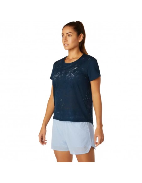 ASICS Ventilate SS Γυναικεία Αθλητική Μπλούζα Κοντομάνικη Navy Μπλε 2012C033-401