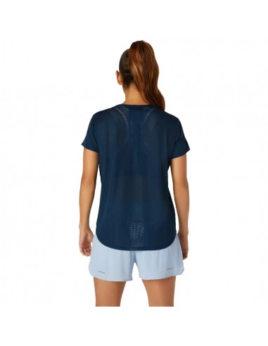 ASICS Ventilate SS Γυναικεία Αθλητική Μπλούζα Κοντομάνικη Navy Μπλε 2012C033-401