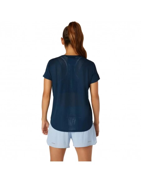 ASICS Ventilate SS Γυναικεία Αθλητική Μπλούζα Κοντομάνικη Navy Μπλε 2012C033-401