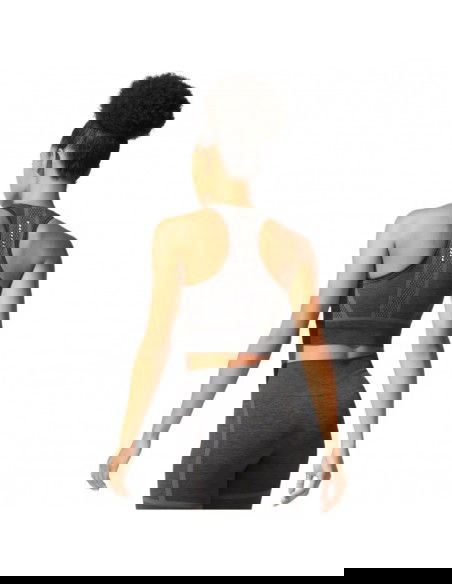 ASICS Γυναικείο Αθλητικό Crop Top Αμάνικο Μαύρο Μαύρο 2012B915-001