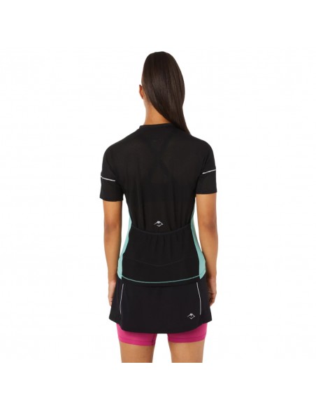 ASICS Fujitrail Γυναικεία Αθλητική Μπλούζα Κοντομάνικη Τιρκουάζ 2012B927-303