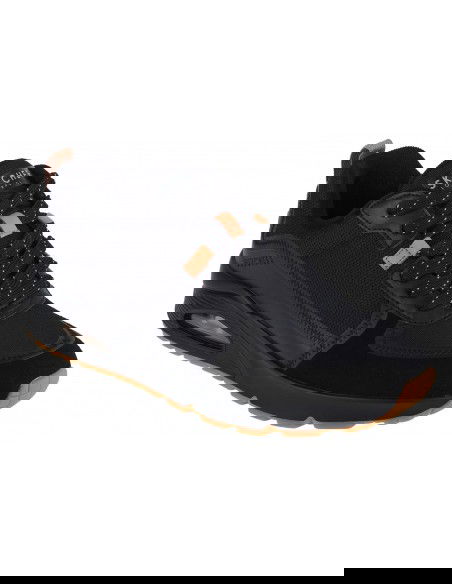 Skechers Uno-Layover Ανδρικά Sneakers Μαύρα 183010-BBK