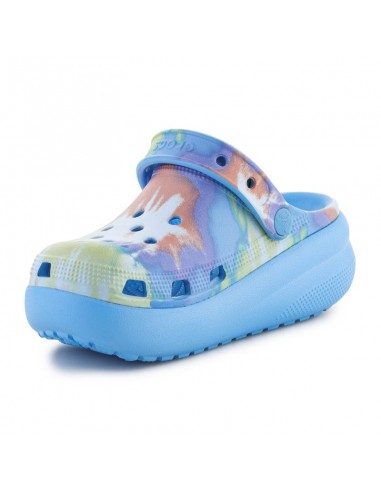 Crocs Παιδικά Παπουτσάκια Θαλάσσης Classic Tie Dye 208083-4KT Μπλε