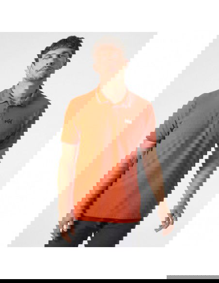 Helly Hansen Kos Ανδρικό T-shirt Κοντομάνικο Polo Πορτοκαλί 34068 301