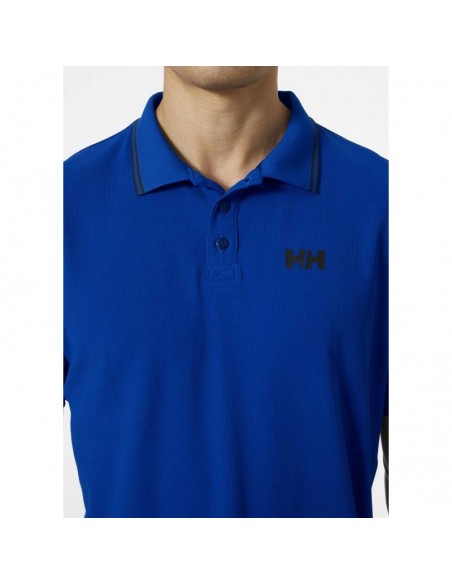 Helly Hansen Kos Ανδρικό T-shirt Polo Μπλε 34068-607