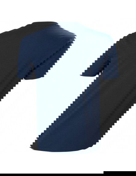 Helly Hansen Skog Recycled Ανδρικό T-shirt Navy Μπλε με Στάμπα 63082-584