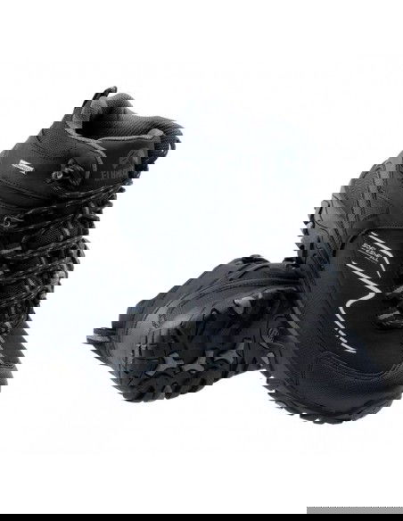 Elbrus Maash 92800210634 Ανδρικά Ορειβατικά Μποτάκια Αδιάβροχα Μαύρα
