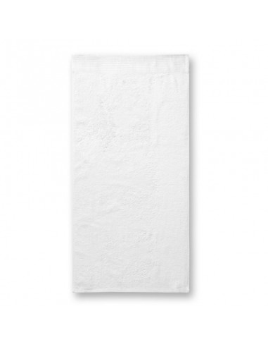 Malfini Πετσέτα Σώματος Bamboo MLI-95100 50x100εκ. Λευκή