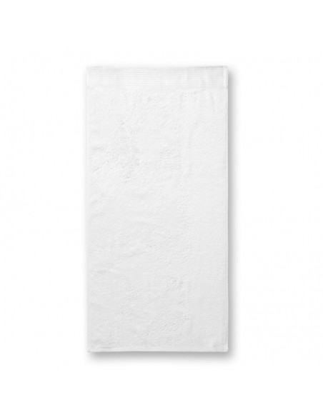 Malfini Πετσέτα Σώματος Bamboo MLI-95100 50x100εκ. Λευκή