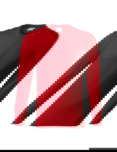 Rimeck Ανδρικό Διαφημιστικό T-shirt Κοντομάνικο σε Κόκκινο Χρώμα MLI-R0507