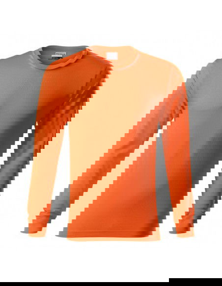 Rimeck Ανδρικό Διαφημιστικό T-shirt Κοντομάνικο σε Πορτοκαλί Χρώμα MLI-R0511