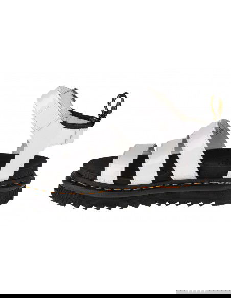 Dr. Martens Blaire Δερμάτινα Γυναικεία Σανδάλια με Λουράκι Flatforms σε Λευκό Χρώμα 27304100