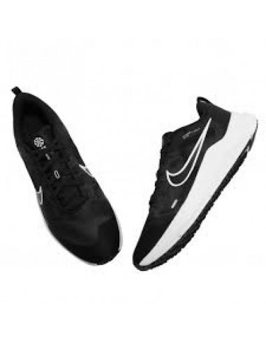 Nike Downshifter 12 DD9293-001 Ανδρικά Αθλητικά Παπούτσια Running Black / White / Dark Smoke Grey / Pure Platinum