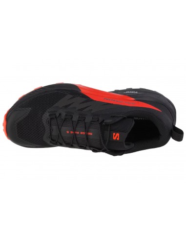 Salomon Sense Ride 5 L47214300 Ανδρικά Αθλητικά Παπούτσια Trail Running Black / Fiery Red