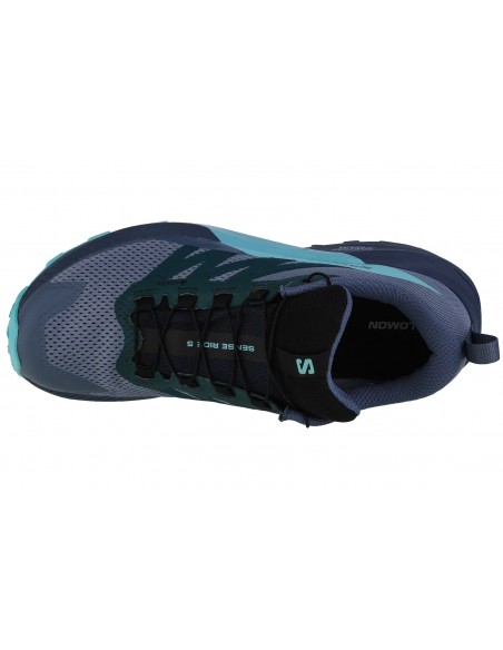 Salomon Sense Ride 5 GTX L47147400 Γυναικεία Αθλητικά Παπούτσια Trail Running Μπλε Αδιάβροχα με Μεμβράνη Gore-Tex