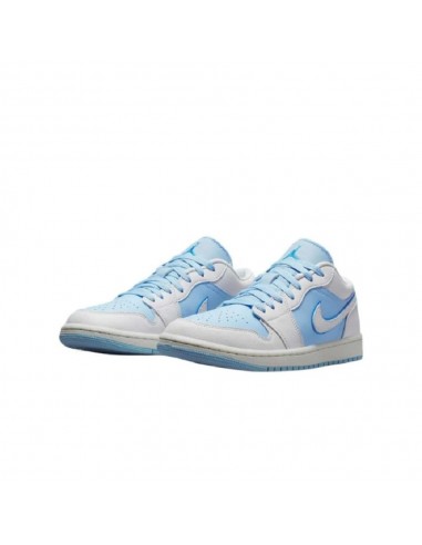 Jordan Air Jordan 1 Retro Low Γυναικεία Sneakers Sail / Dark Powder Blue / Ice Blue DV1299-104
