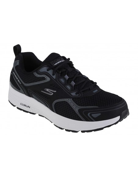 Skechers Go Run Consistent 220034-BKW Ανδρικά Αθλητικά Παπούτσια Running Μαύρα