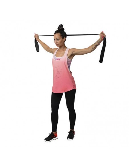 TAPE PILATES HMS TP01 BLACK 12 x 150 x 1800 MM 1734020