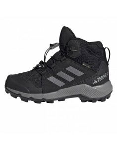 Adidas Παιδικά Μποτάκια Πεζοπορίας Terrex Mid Gore Tex Αδιάβροχα Μαύρα IF7522