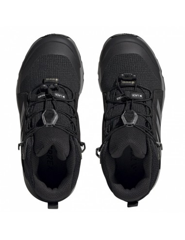 Adidas Παιδικά Μποτάκια Πεζοπορίας Terrex Mid Gore Tex Αδιάβροχα Μαύρα IF7522