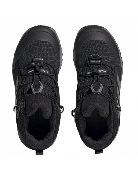 Adidas Παιδικά Μποτάκια Πεζοπορίας Terrex Mid Gore Tex Αδιάβροχα Μαύρα IF7522