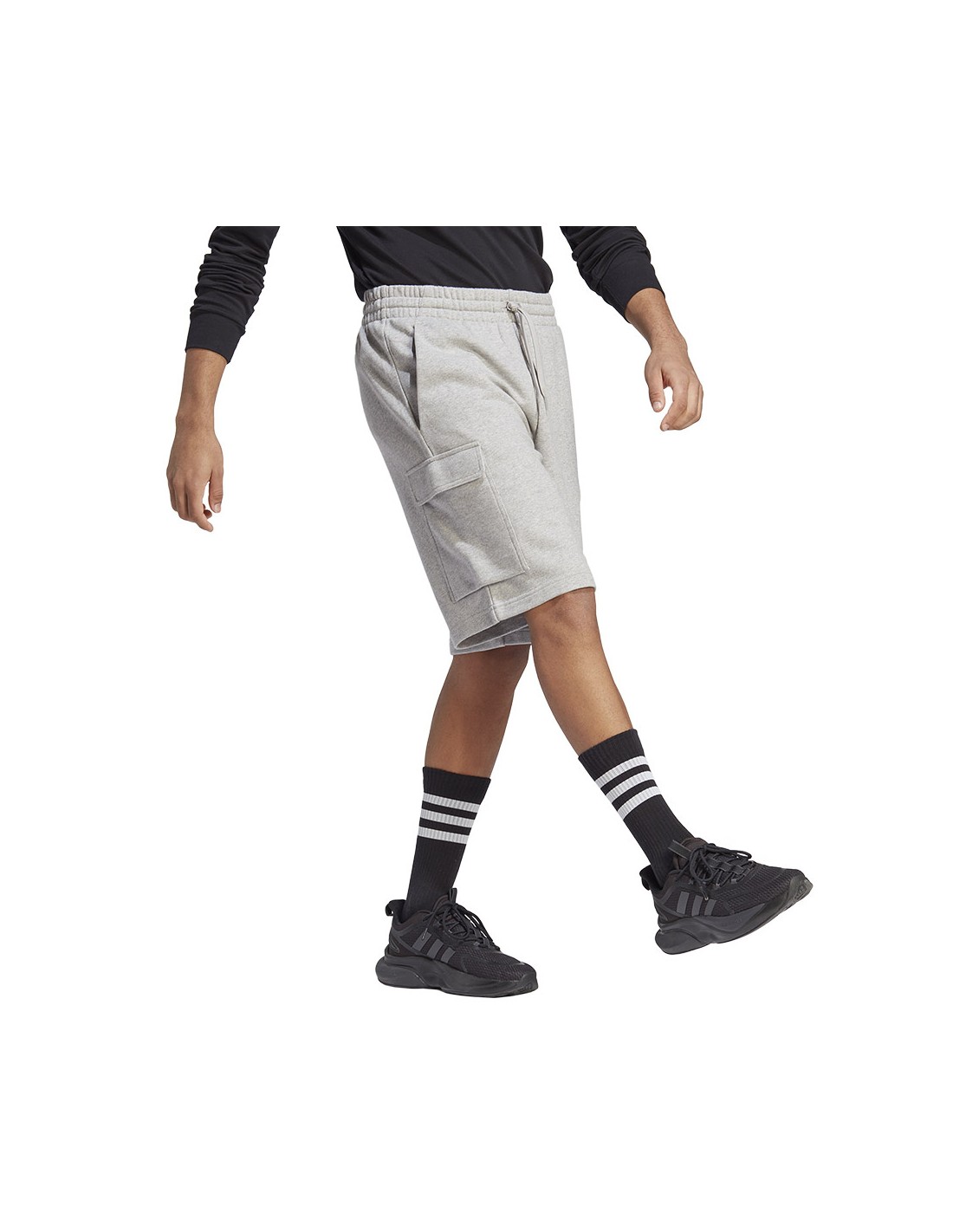 Adidas Ανδρική Βερμούδα Cargo Γκρι HA4340