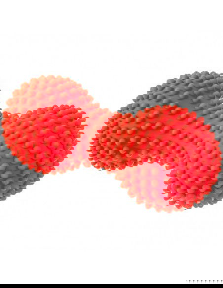 446 Μπάλα Μασάζ Διπλή Κόκκινη 15.5cm