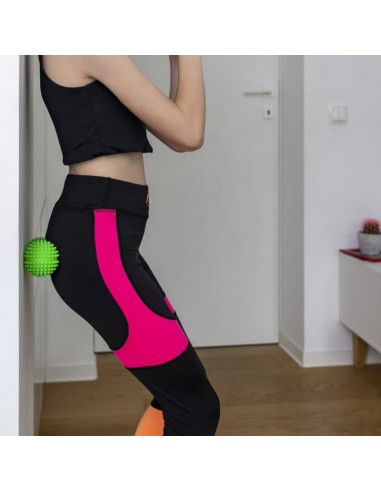 446 Μπάλα Μασάζ Διπλή Κόκκινη 15.5cm