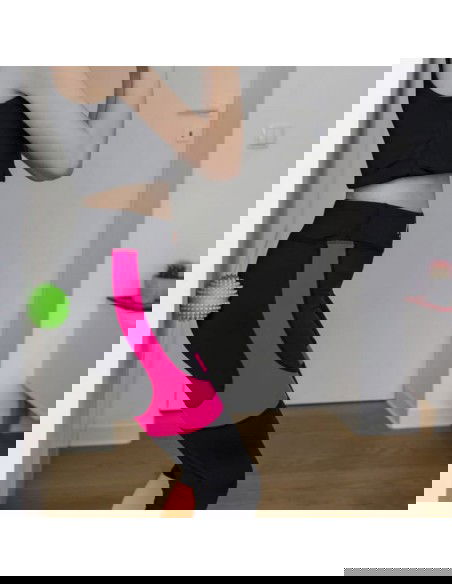 446 Μπάλα Μασάζ Διπλή Κόκκινη 15.5cm