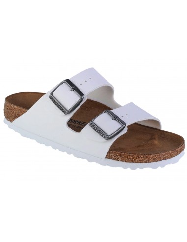 Birkenstock Arizona Birko-Flor Γυναικεία Σανδάλια σε Λευκό Χρώμα 0552683