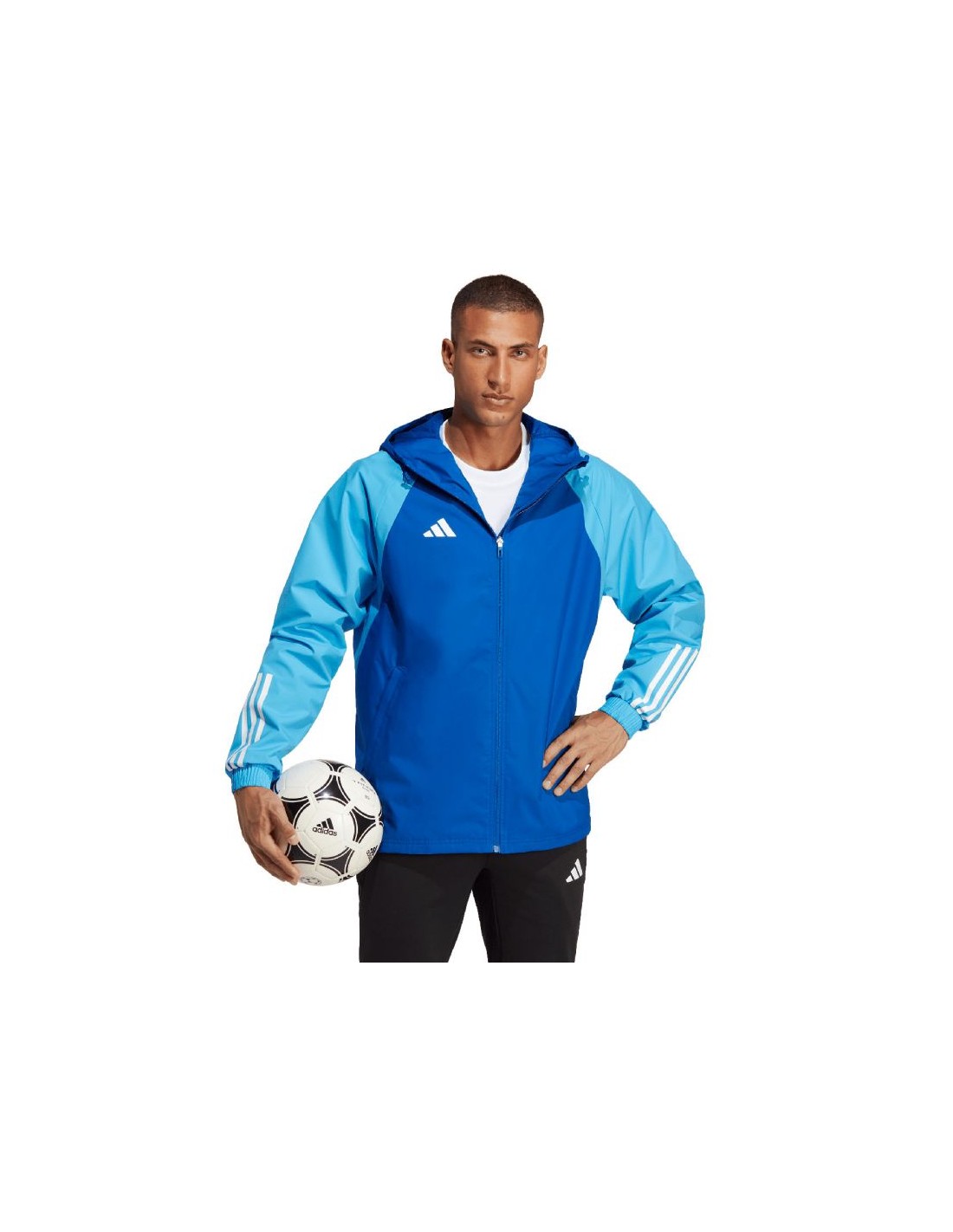 Adidas Ανδρικό Χειμωνιάτικο Μπουφάν Αδιάβροχο Μπλε IC4572