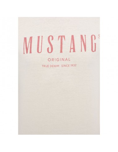 Mustang Ανδρικό T-shirt Κοντομάνικο Μπεζ 1013802-8001