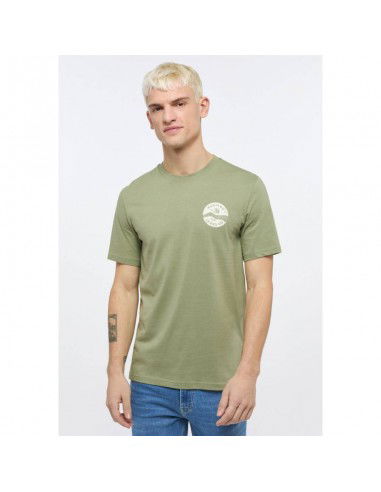 Mustang Ανδρικό T-shirt Κοντομάνικο Χακί 1013805-6273