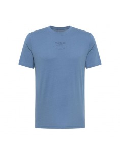 Mustang Ανδρικό T-shirt Κοντομάνικο Γαλάζιο 1013806-5169