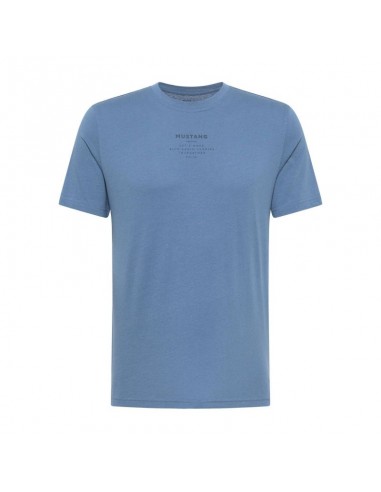 Mustang Ανδρικό T-shirt Κοντομάνικο Γαλάζιο 1013806-5169