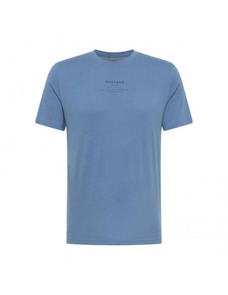 Mustang Ανδρικό T-shirt Κοντομάνικο Γαλάζιο 1013806-5169