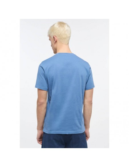 Mustang Ανδρικό T-shirt Κοντομάνικο Γαλάζιο 1013806-5169