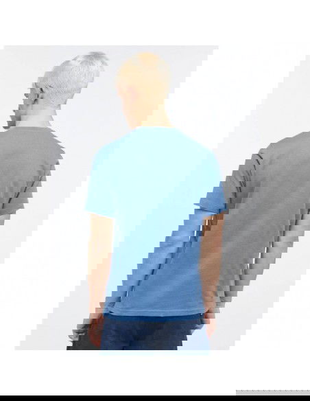 Mustang Ανδρικό T-shirt Κοντομάνικο Γαλάζιο 1013806-5169