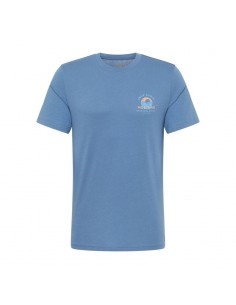 Mustang Ανδρικό T-shirt Κοντομάνικο Γαλάζιο 1013836-5169