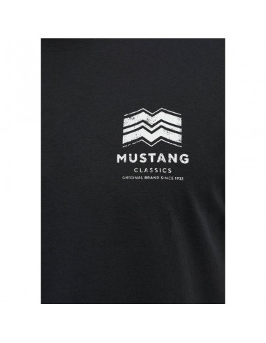 Mustang Ανδρικό T-shirt Κοντομάνικο Μαύρο 10138044142