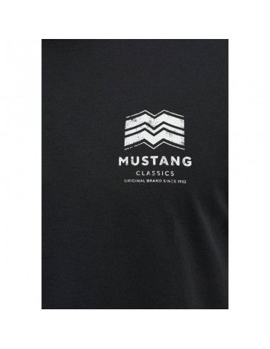 Mustang Ανδρικό T-shirt Κοντομάνικο Μαύρο 10138044142