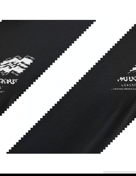 Mustang Ανδρικό T-shirt Κοντομάνικο Μαύρο 10138044142