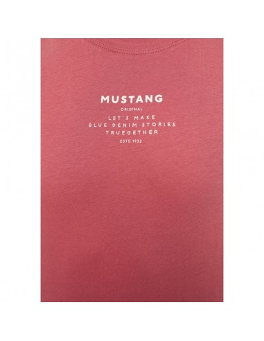 Mustang Ανδρικό T-shirt Κοντομάνικο Ροζ 10138068268
