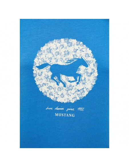 Mustang Γυναικείο T-shirt Γαλάζιο 1013781-5428